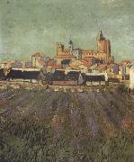 Vincent Van Gogh View of Saintes-Maries (nn04) Germany oil painting reproduction
